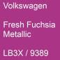 Preview: Volkswagen, Fresh Fuchsia Metallic, LB3X / 9389.